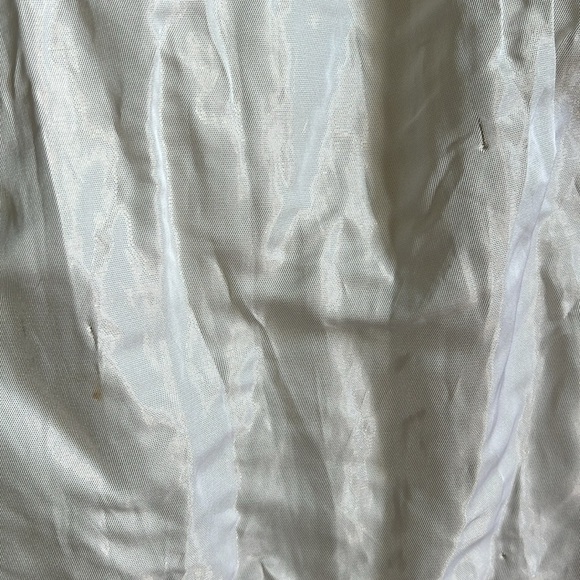 Nicole Miller HG0015 Wedding dress Metallic taffeta NWT  twist front veil 16 - Picture 15 of 16